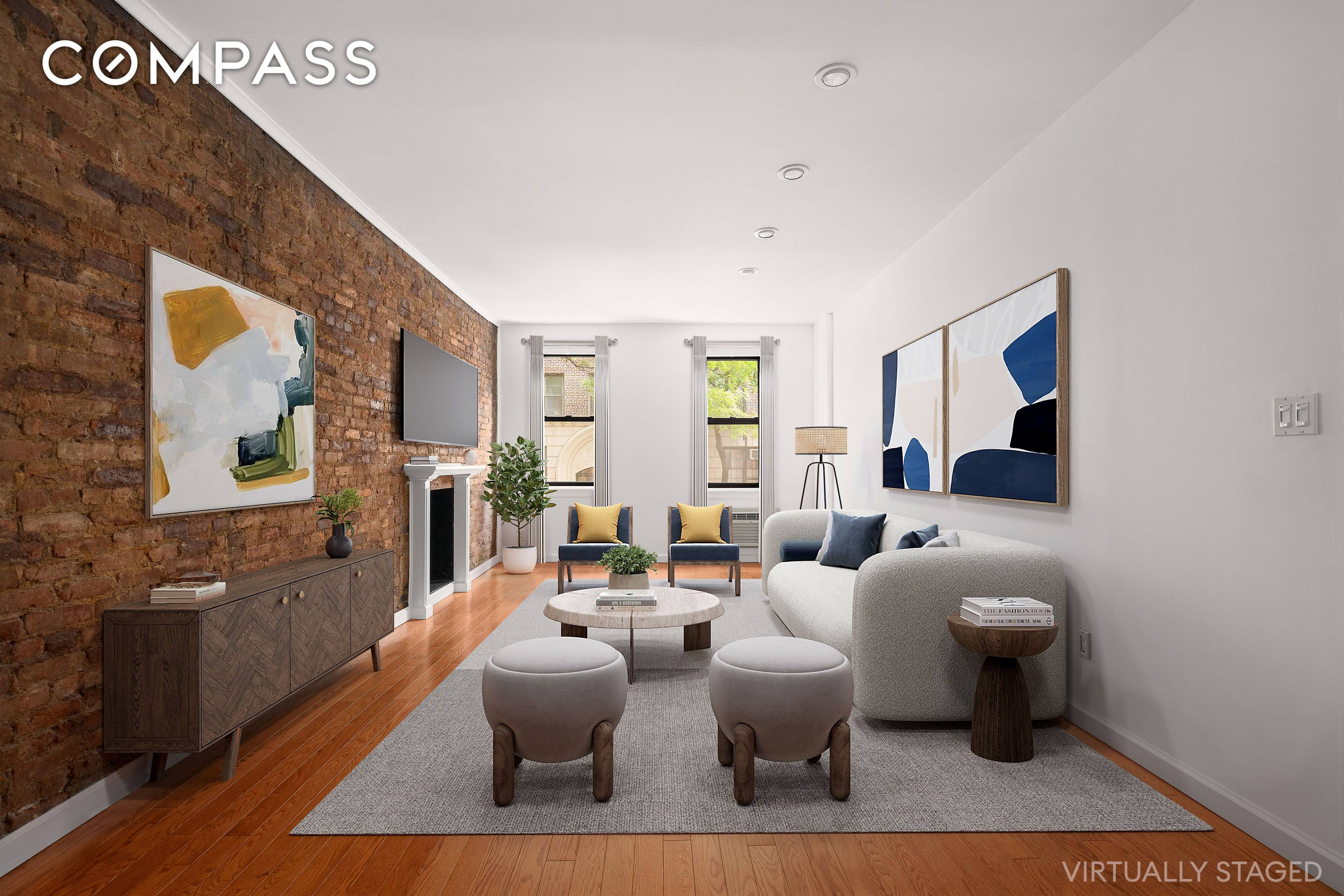 250 West 16th Street, 2FL1F Classic Chelsea Charm Meets Smart Modern Updates This charming second floor home is in a pre war, boutique elevator co op, featuring a step down ...