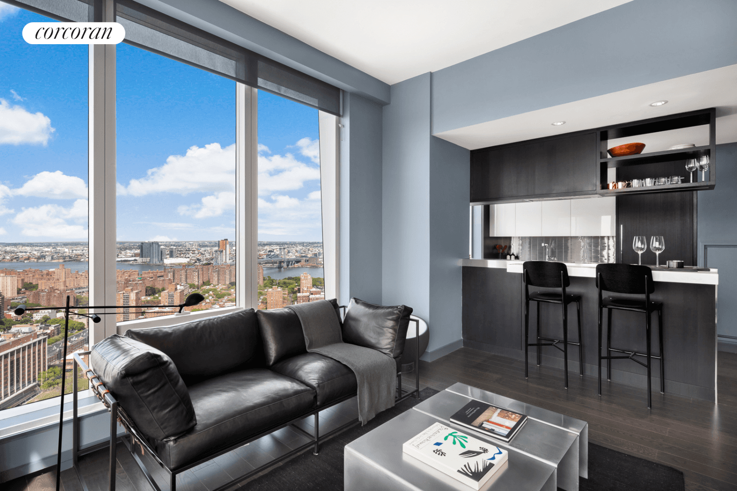 ONE MANHATTAN SQUARE OFFERS ONE OF THE LAST 20 YEAR TAX ABATEMENTS AVAILABLE IN NEW YORK CITYResidence 27L is a 1, 123 square foot two bedroom, two bathroom with an ...