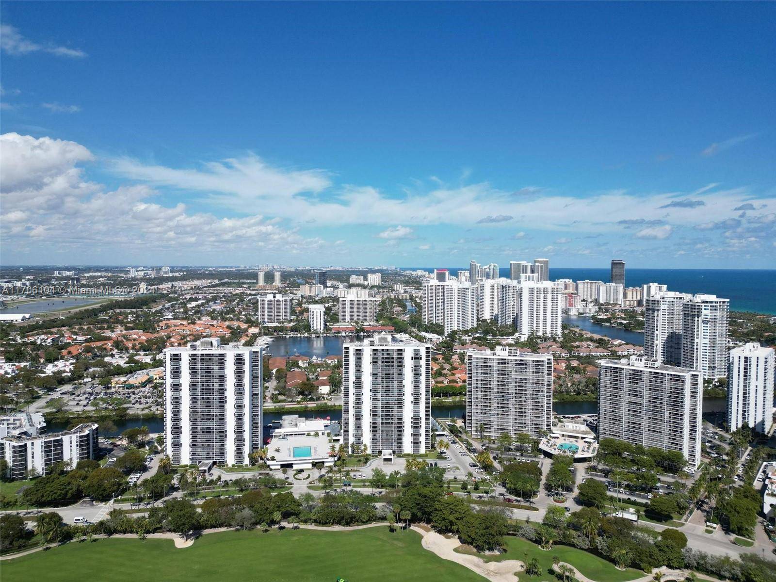 MILLION DOLLAR VIEW ! LOCATION LOCATION LOCATION LOCATED IN THE HEART OF AVENTURA magnificent view from this 2 beds, 2 baths, most desirable line 06 in the building, The only ...