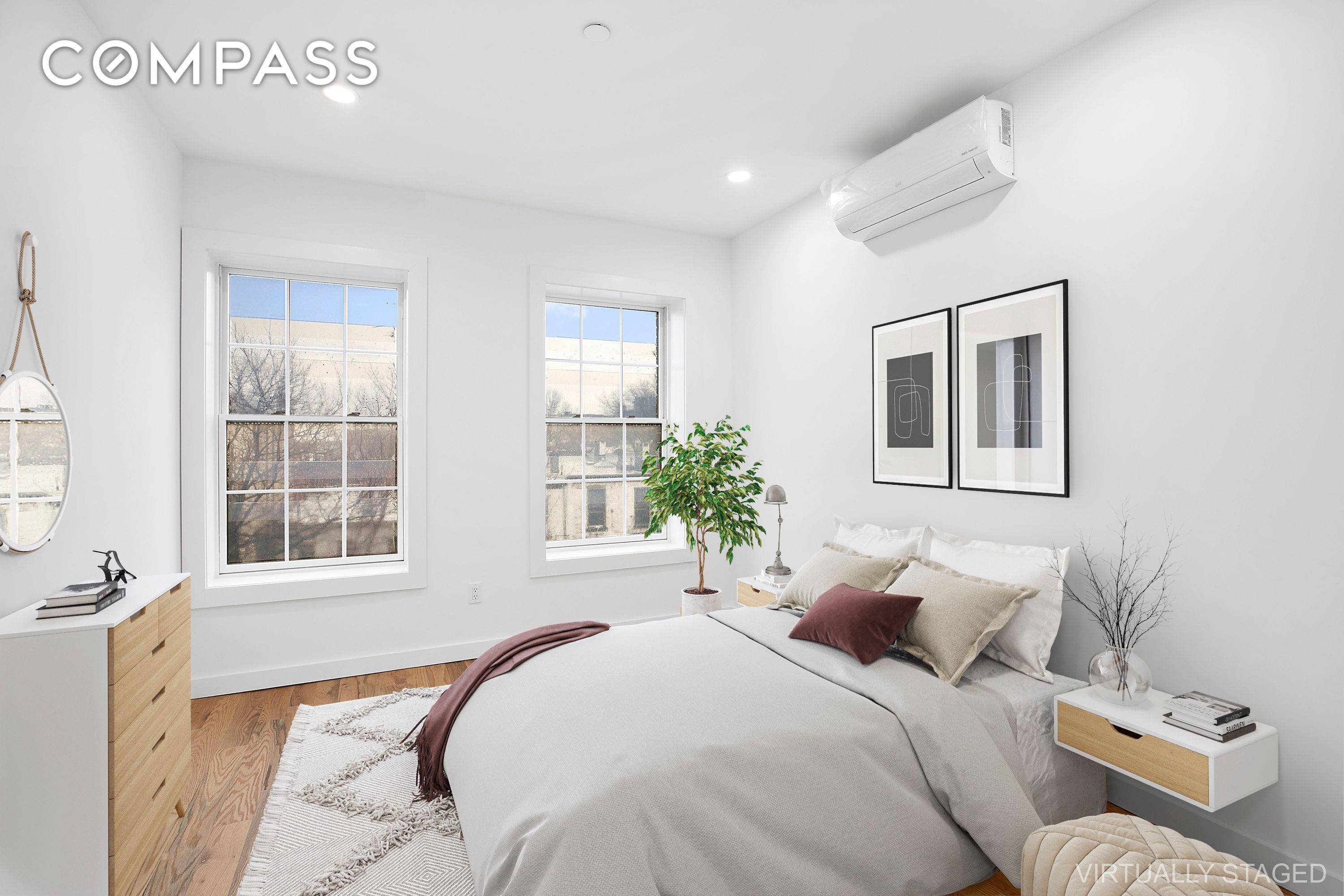 Brand new South facing one bedroom with private balcony and the best views in Park Slope plus separate home office.
