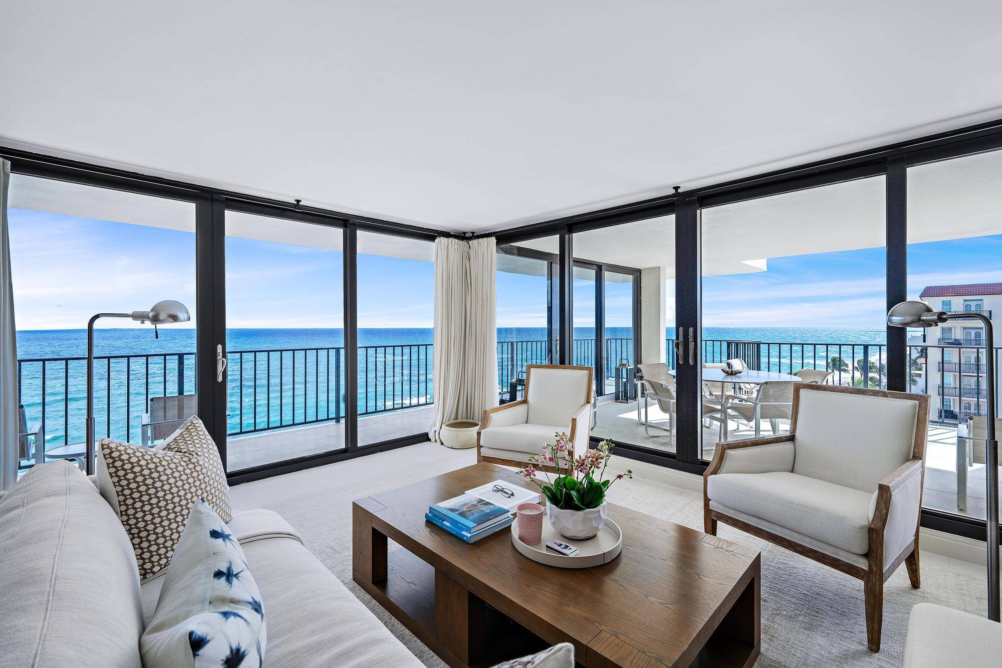Indulge in the pinnacle of oceanfront living with this extraordinary double penthouse !