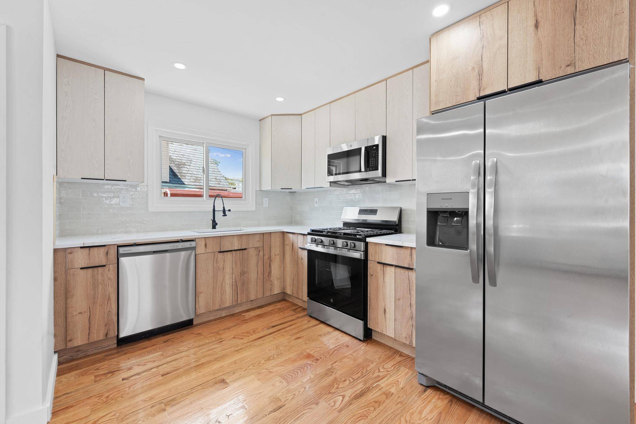 Triple mint condition, newly renovated fully detached 1 family ranch sitting on a 40x100 lot on a beautiful tree lined street of Hempstead, Just off Jerusalem Avenue.
