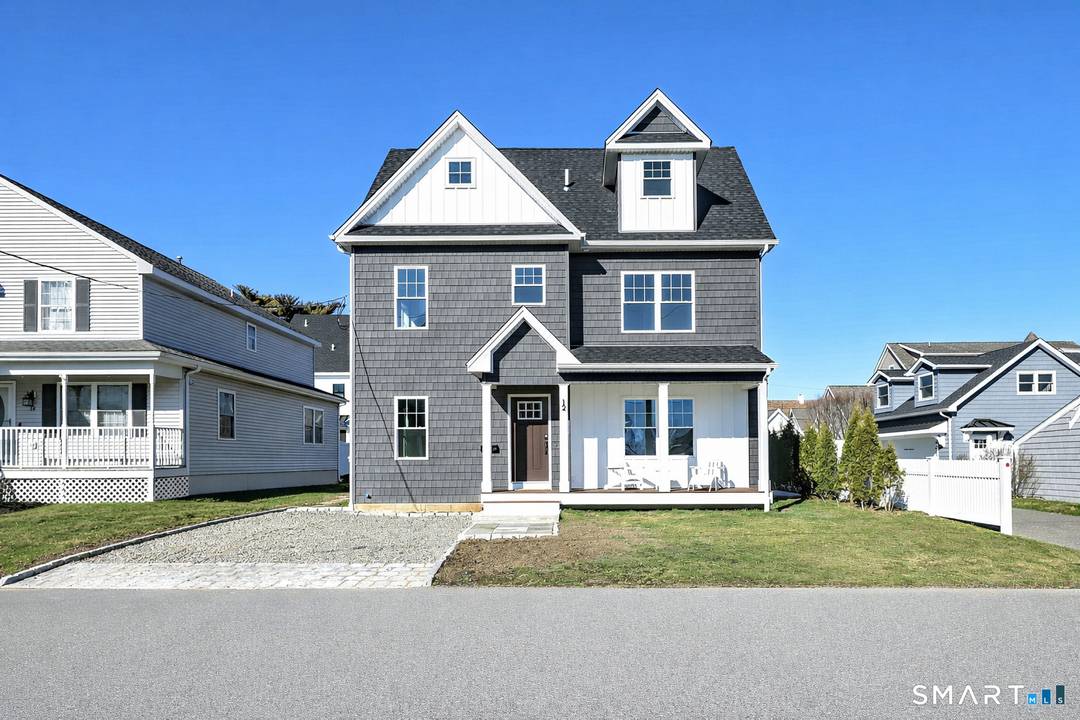 Exceptional new construction just moments from the shoreline in the highly sought after borough of Woodmont, offering over 3, 400 sq ft of refined living space.