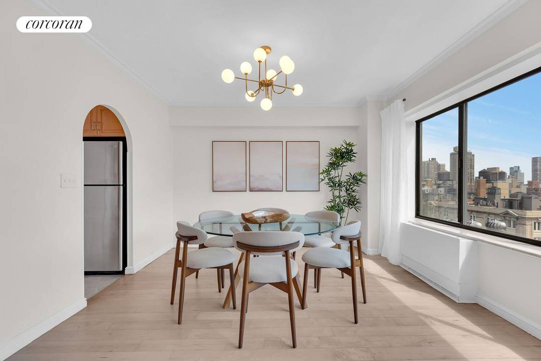 Panoramic city views from every window define this rarely available high floor condominium, ideally situated on the coveted 'Gold Coast' of Manhattan's Upper East Side.