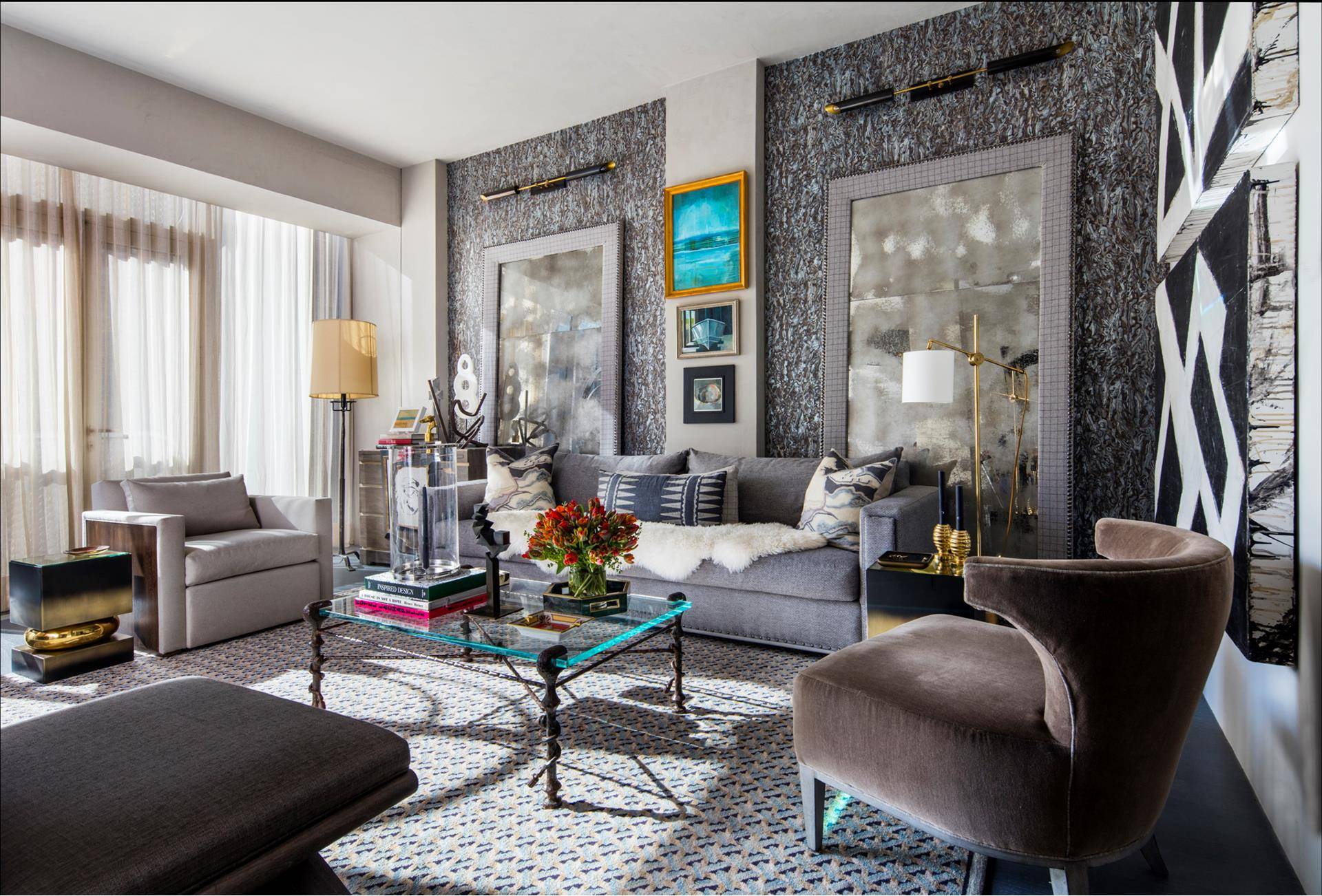 SUBSTANIALLY FULLY FURNISHED DESIGNER TURNKEY APARTMENT.