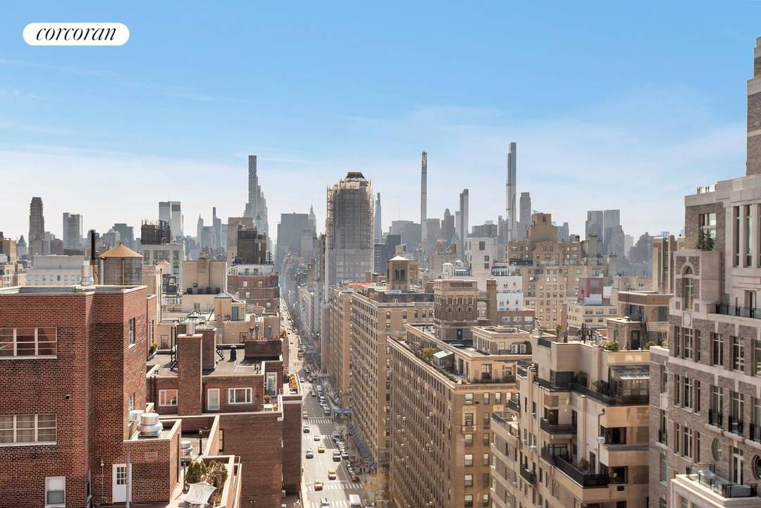 Rarely available high floor residence at 45 East 89th Street, 22AB offers sweeping Central Park and skyline views, two private balconies, and a flexible layout currently configured as 3 to ...