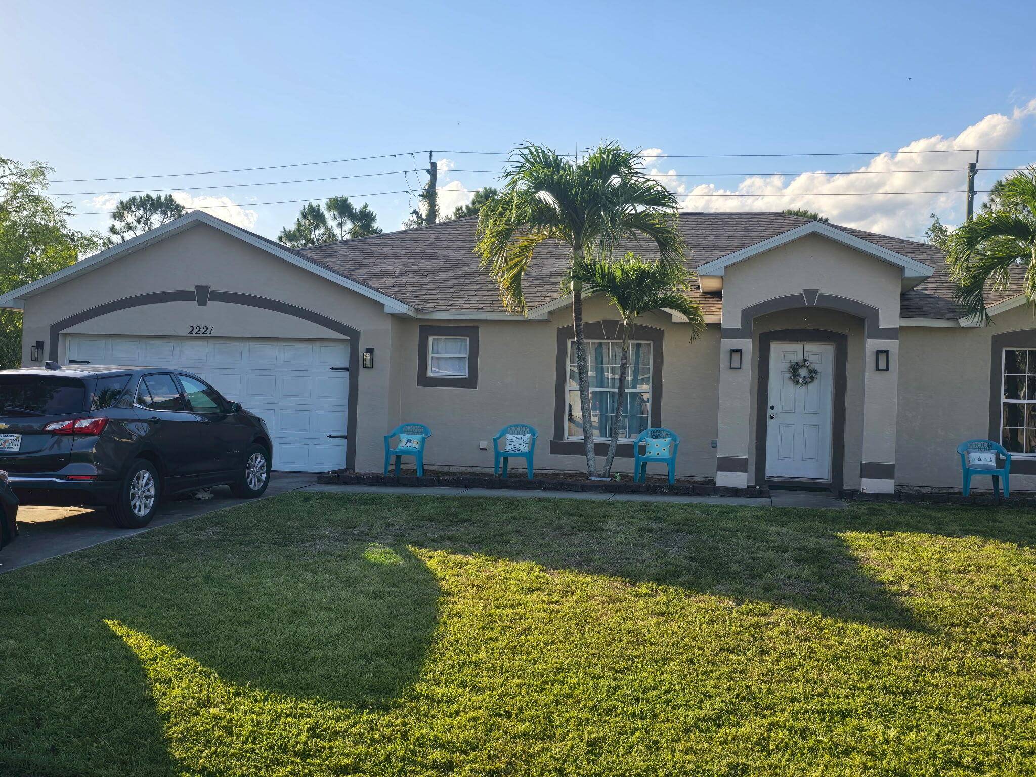 Beautiful 4 bedroom, 2 bath CBS home with 2 car garage and fenced in back yard.