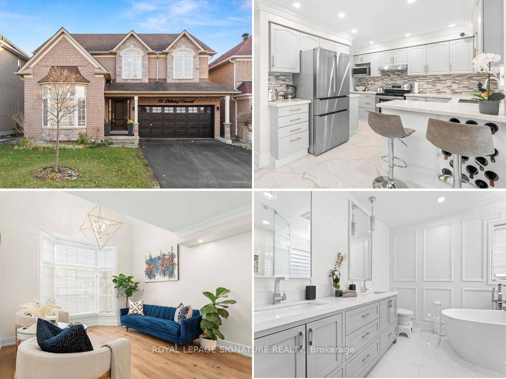 Discover your dream home at 74 Littleleaf Cres, Markham !