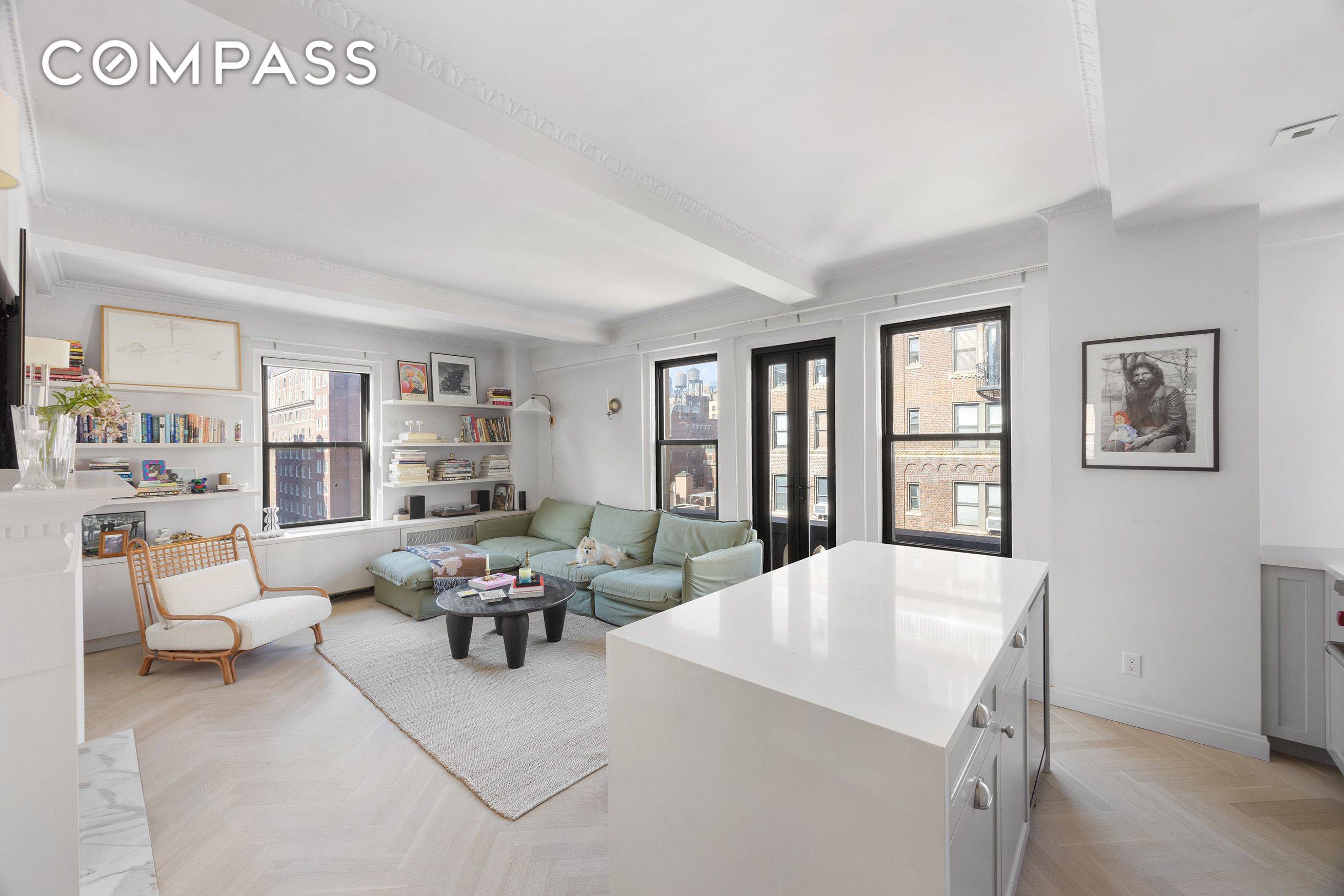 Gracious Greenwich Village One Bedroom with Fireplace and Juliette Balcony Welcome to Residence 11G at 26 East 10th Street a beautifully proportioned one bedroom, one bathroom home in one of ...