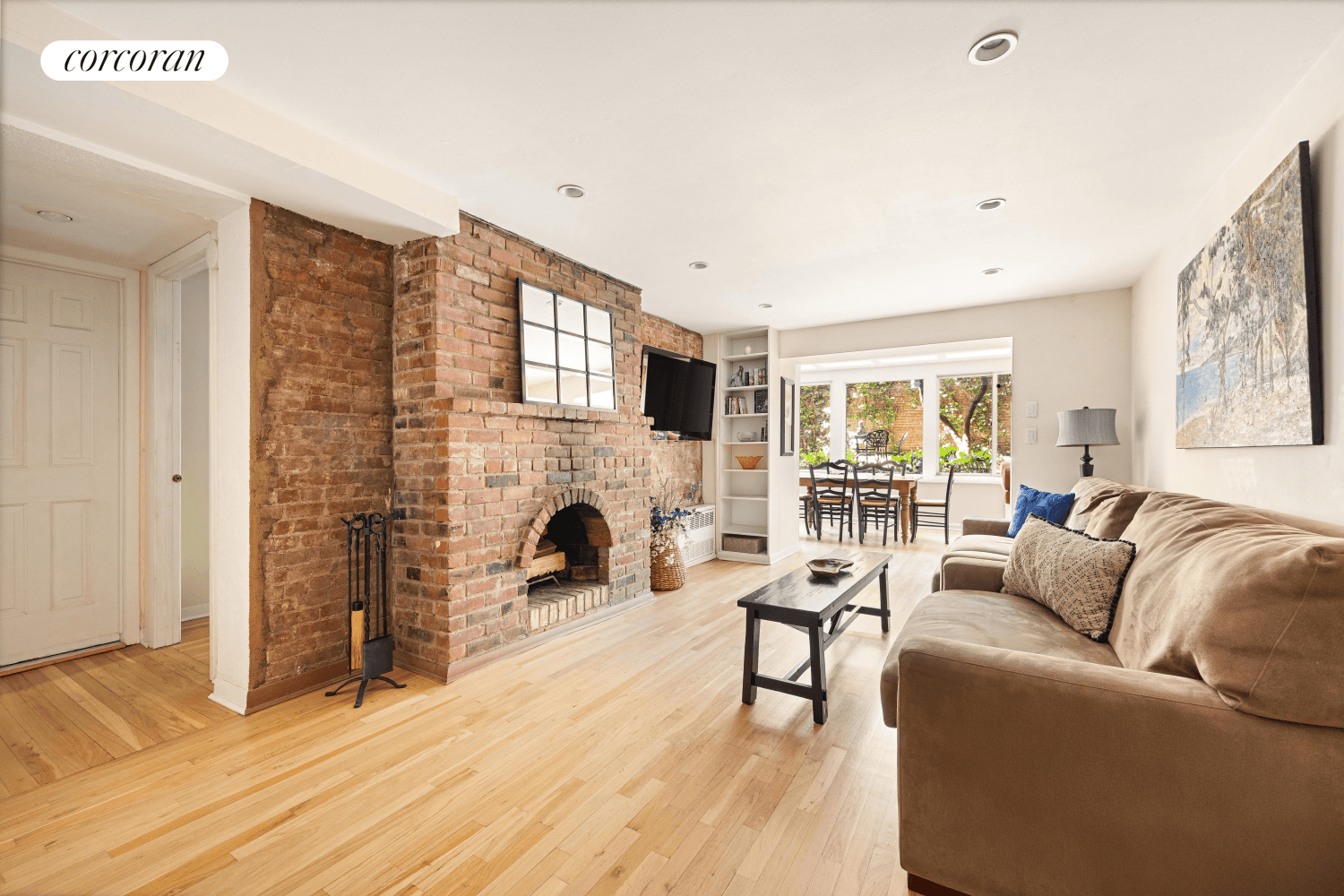 Rarely found renovated 1 bedroom, 1 bath apartment with a beautifully landscaped private garden in the heart of Chelsea at 252 West 21st Street.