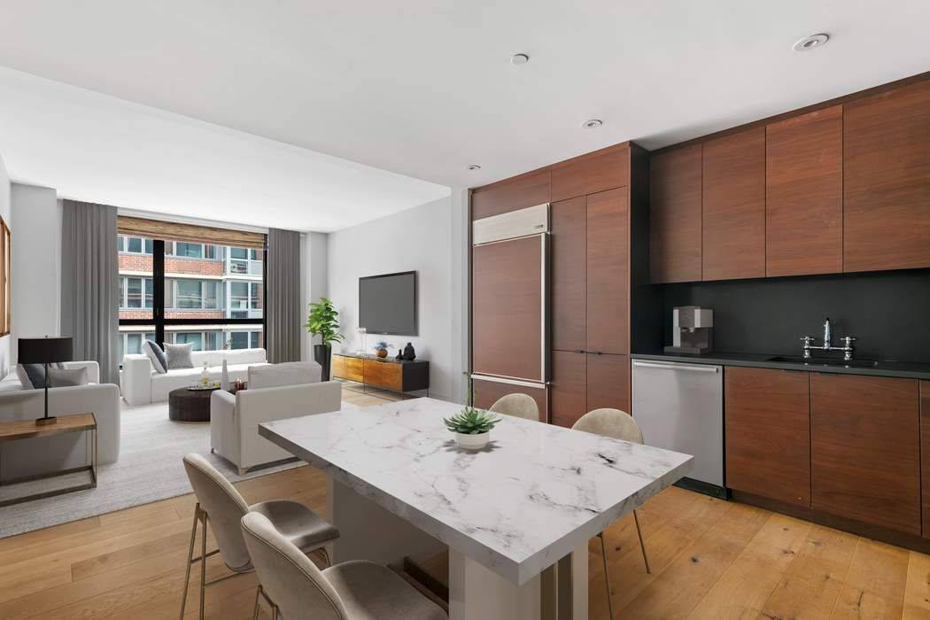 Highly sought after B line residence in West Chelsea s premier Art Building, this bright and loft like two bedroom, two bathroom home seamlessly blends modern design with everyday comfort.