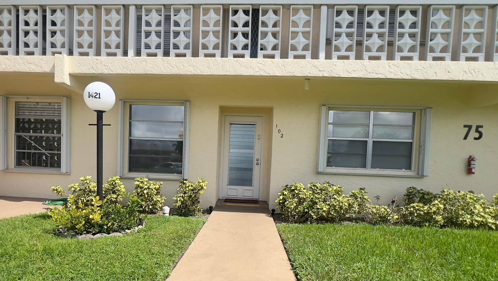 Welcome to this charming 1st Floor condo in the Pines of Delray North, where Florida living meets serene water views and active community lifestyle, 2 bedrooms 2 baths, approx.