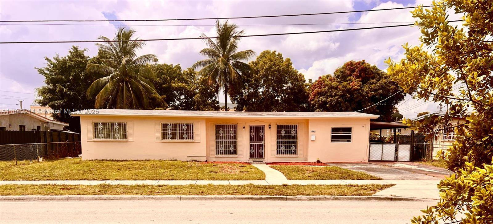 Desirable West Hialeah home with lots of potential !