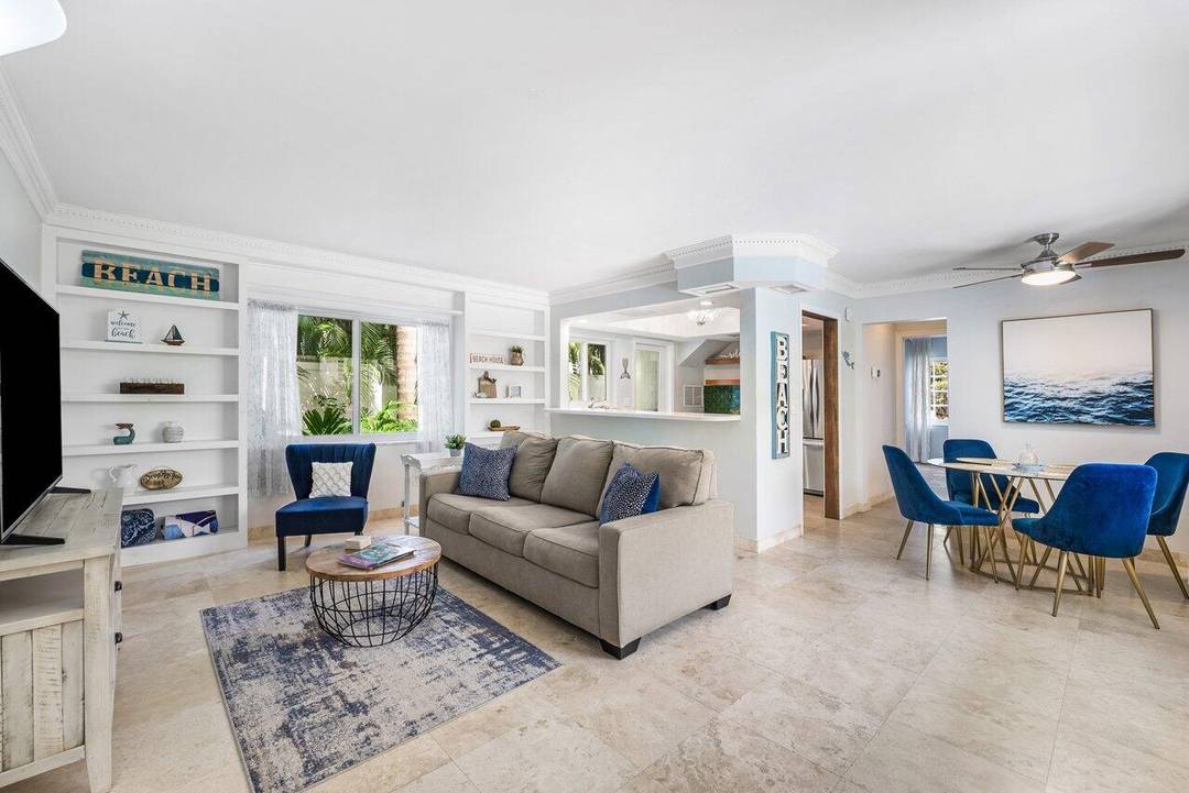 Experience the best of Delray Beach in this fully furnished, turnkey ground level unit, located just one block from the beach and four blocks from Atlantic Avenue !