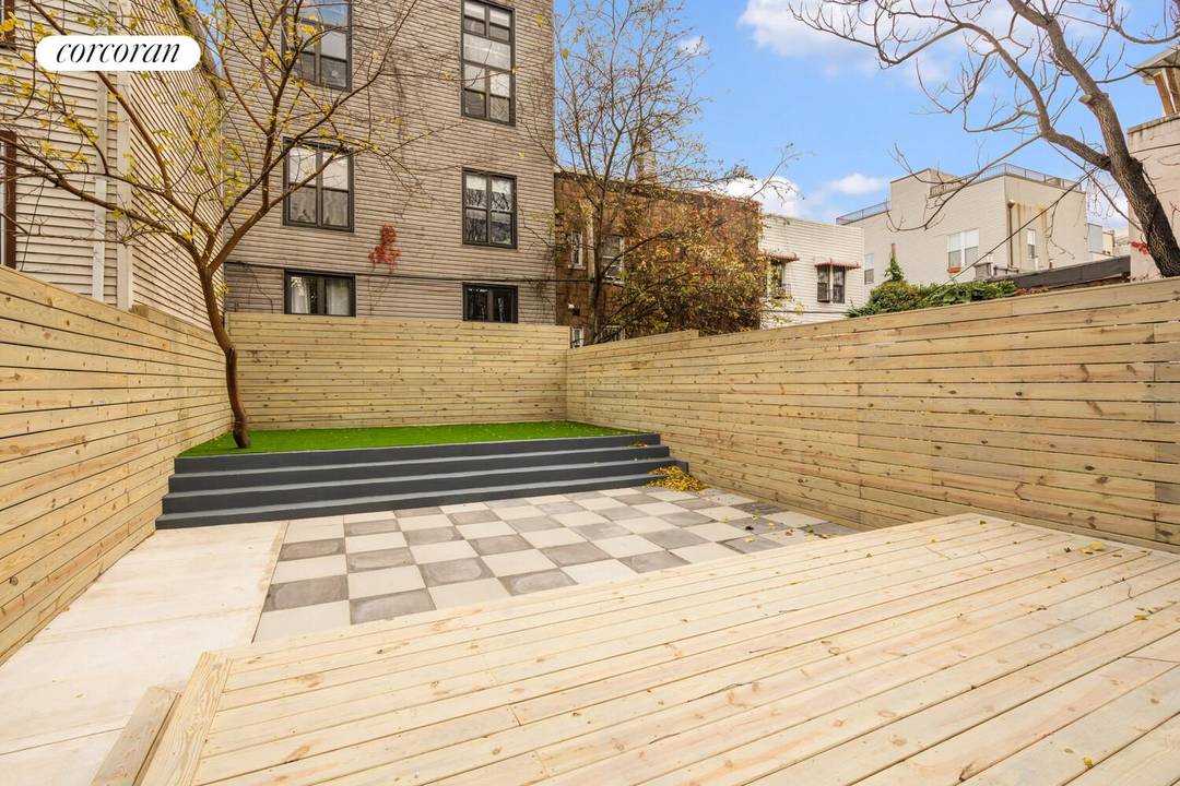Tucked behind an olive green facade on a 25 foot wide lot, 980 Metropolitan Avenue is a fully reimagined fully detached single family townhouse where earthy materials and modern craftsmanship ...