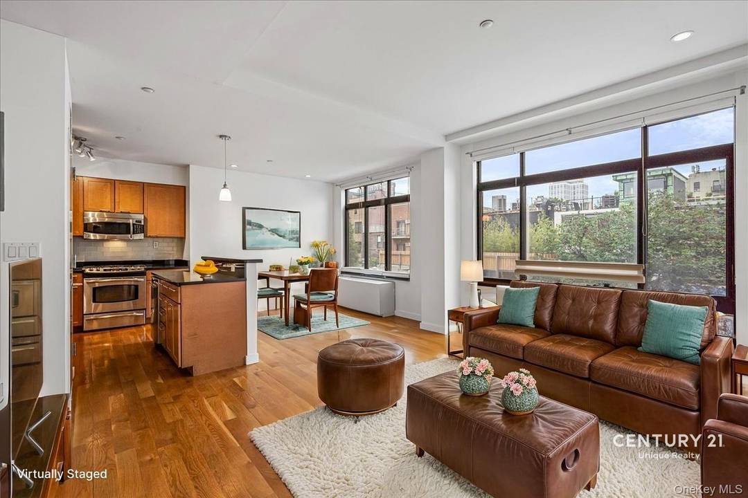 One bedroom boutique condominium in Williamsburg, Brooklyn comes with private storage.