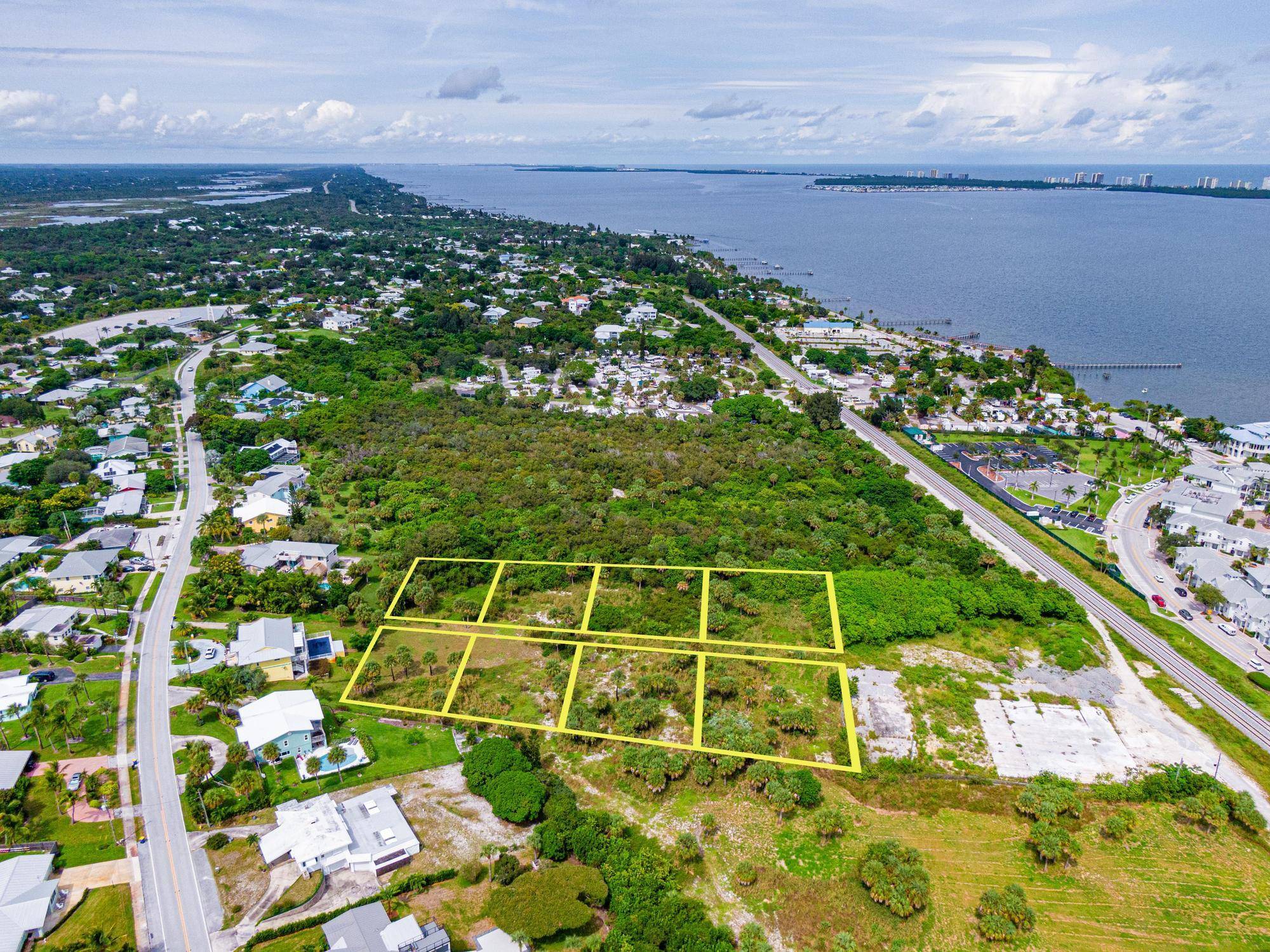 Prime development opportunity with APPROVED EASEMENT in downtown Jensen Beach !