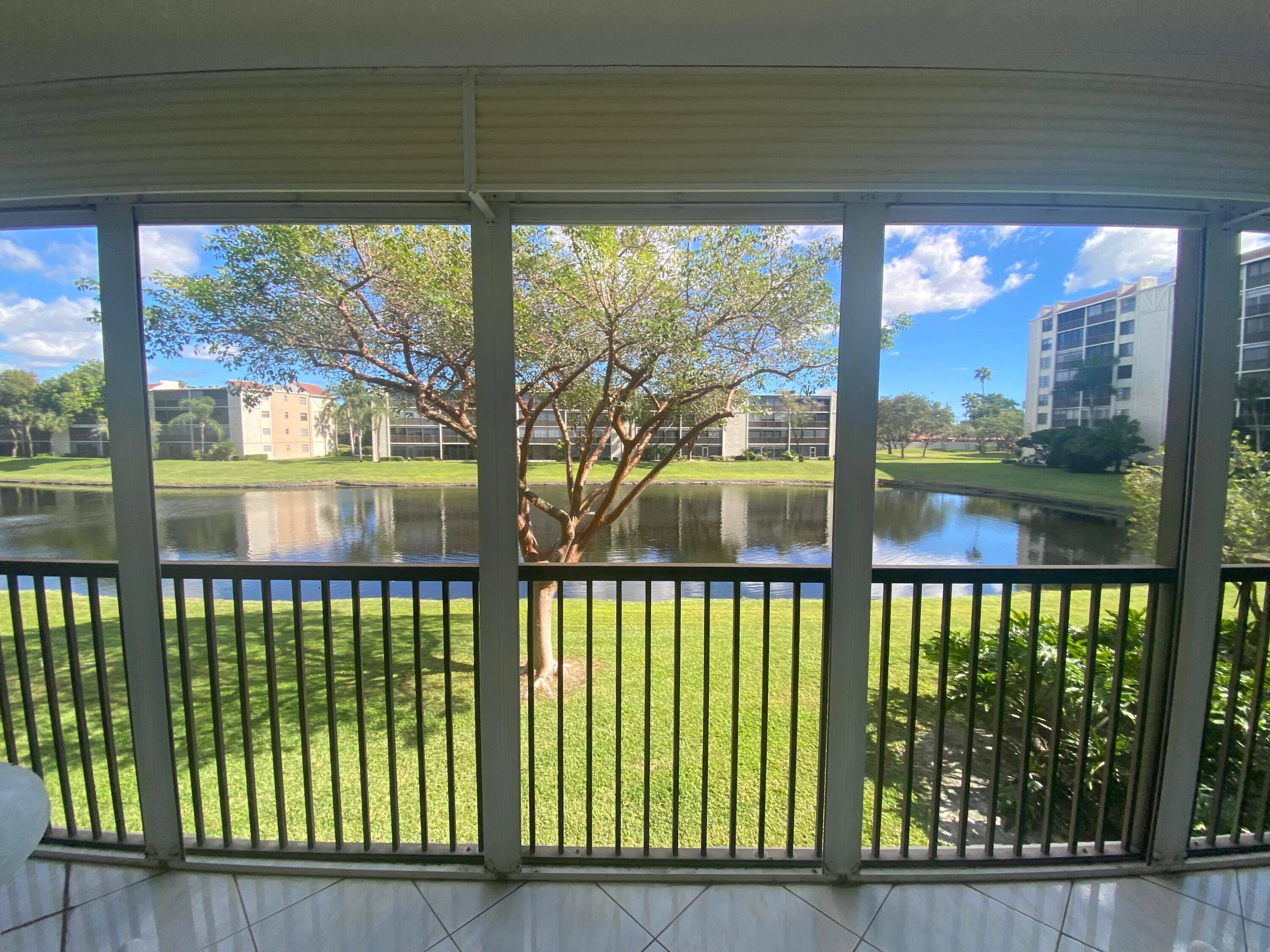 Beautiful lake view, two bedroom, two full bath Huntington Lakes Condo.