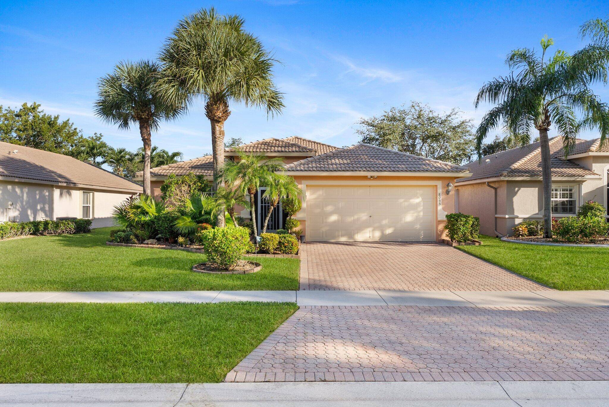 Immaculate 3BD 2BA single family home with 2 car garage in the desirable gated community of Venetian Isles.