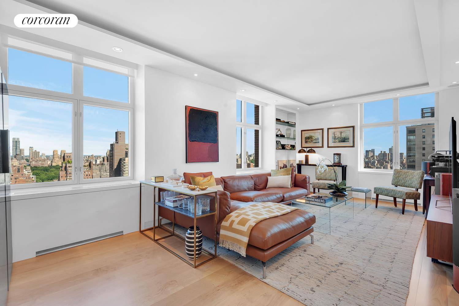Apartment 27B at 188 East 70th Street is a sun filled, high floor two bedroom, two bathroom corner condominium with spectacular panoramic views of the city, skyline and Park from ...