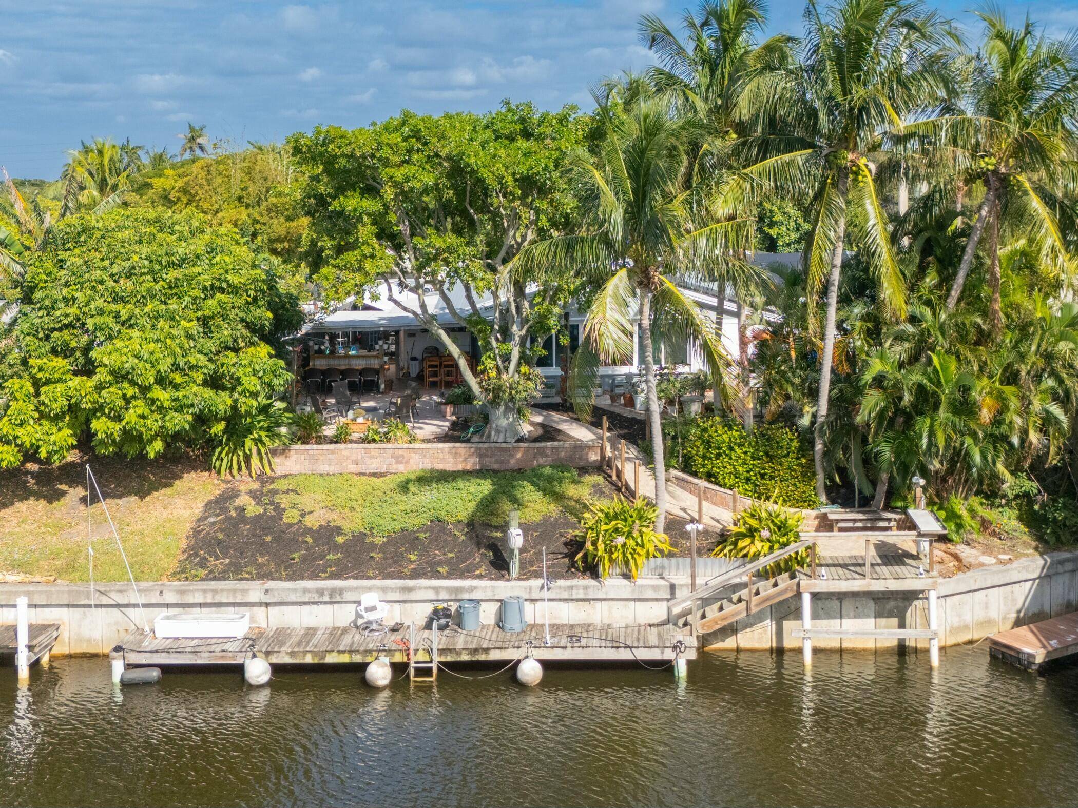 Ocean access waterfront home situated on the C 51 canal adjacent to the Intracoastal waterway.