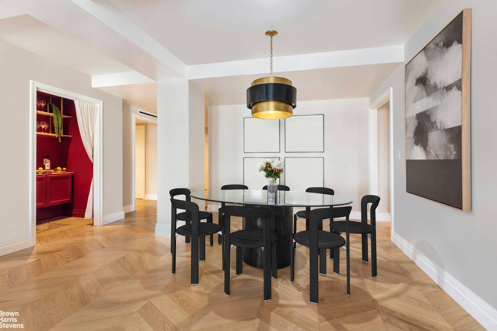 Residence 10C is a stunning four bedroom, three and a half bathroom featuring an expansive living dining room and west facing, windowed open kitchen.