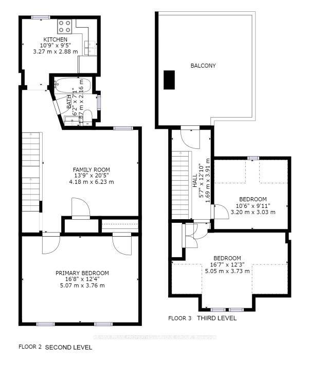 Spacious Three Bedroom Leslieville Apartment Spread Over Two Full Floors.