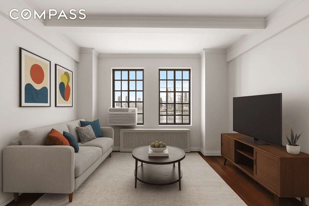 Don't miss this high floor, one bedroom stunner in Tudor City's most sought after co op Windsor Tower.