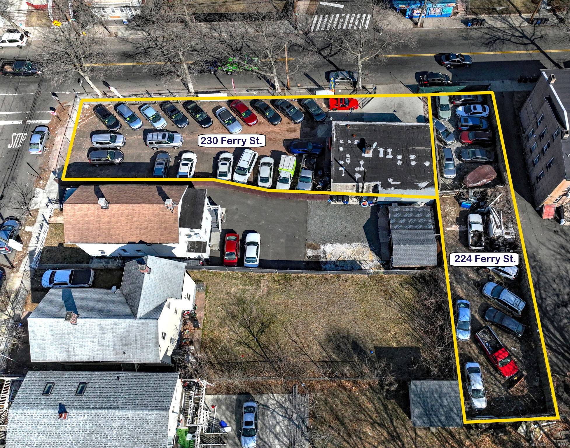 0. 29 lot with Service garage building lots 224 230 Ferry St together.