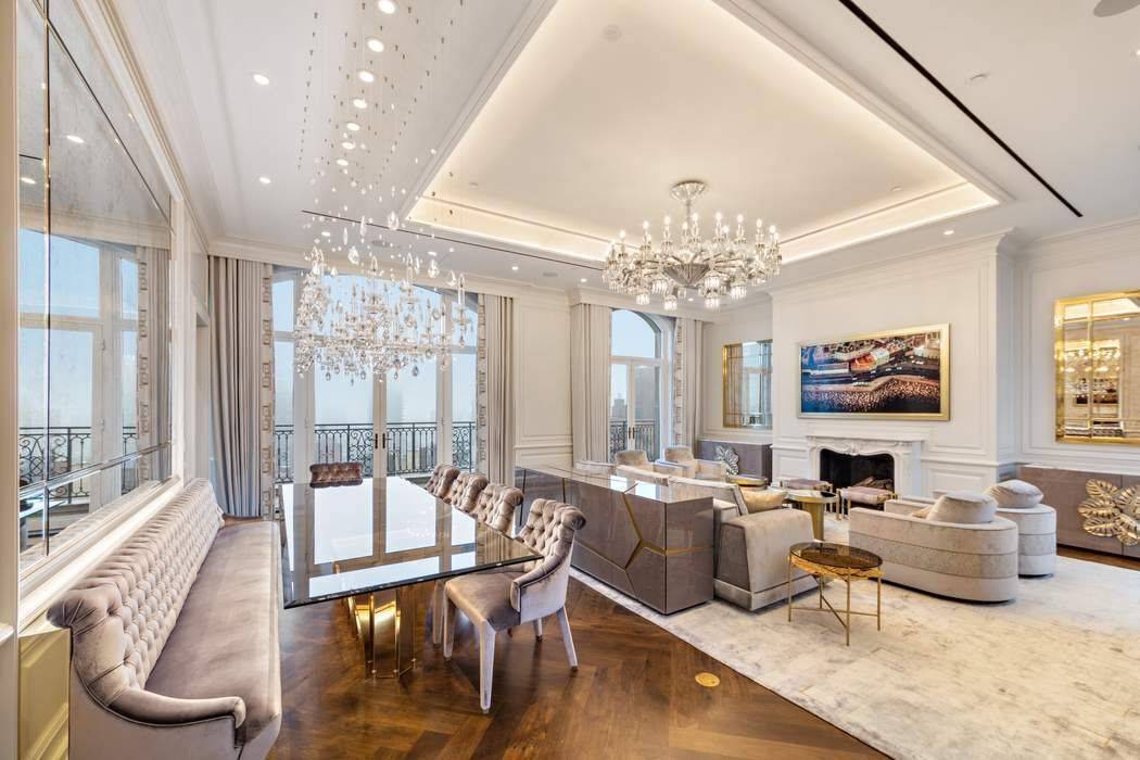 Top 3 Full Floors on Park Ave Never lived in Immediate Occupancy Fully furnished with Italian Furniture 2 gas fireplaces Private Terrace with an endless pool Never Lived in.