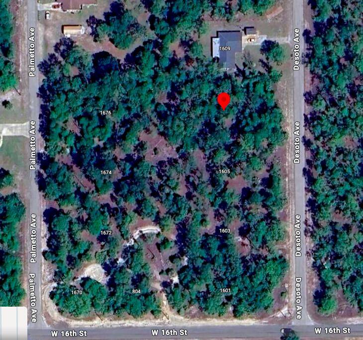 Lots of land space for your home.