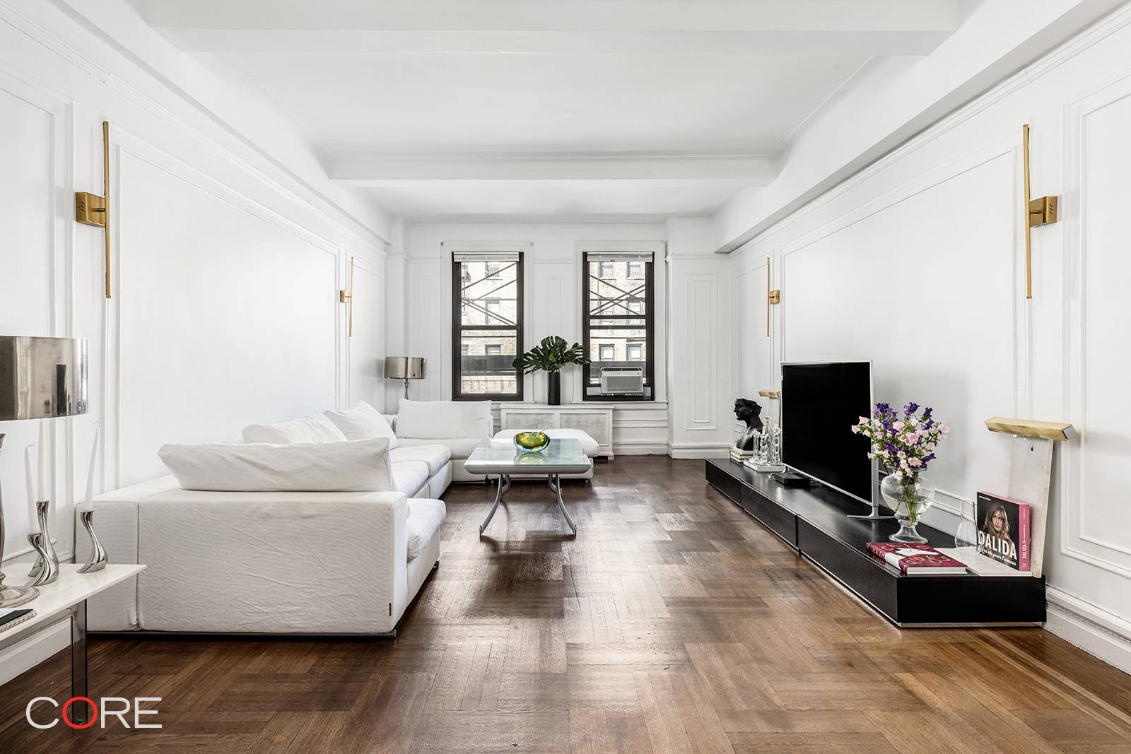 Generous two bedroom with prewar scale and flexible layout.