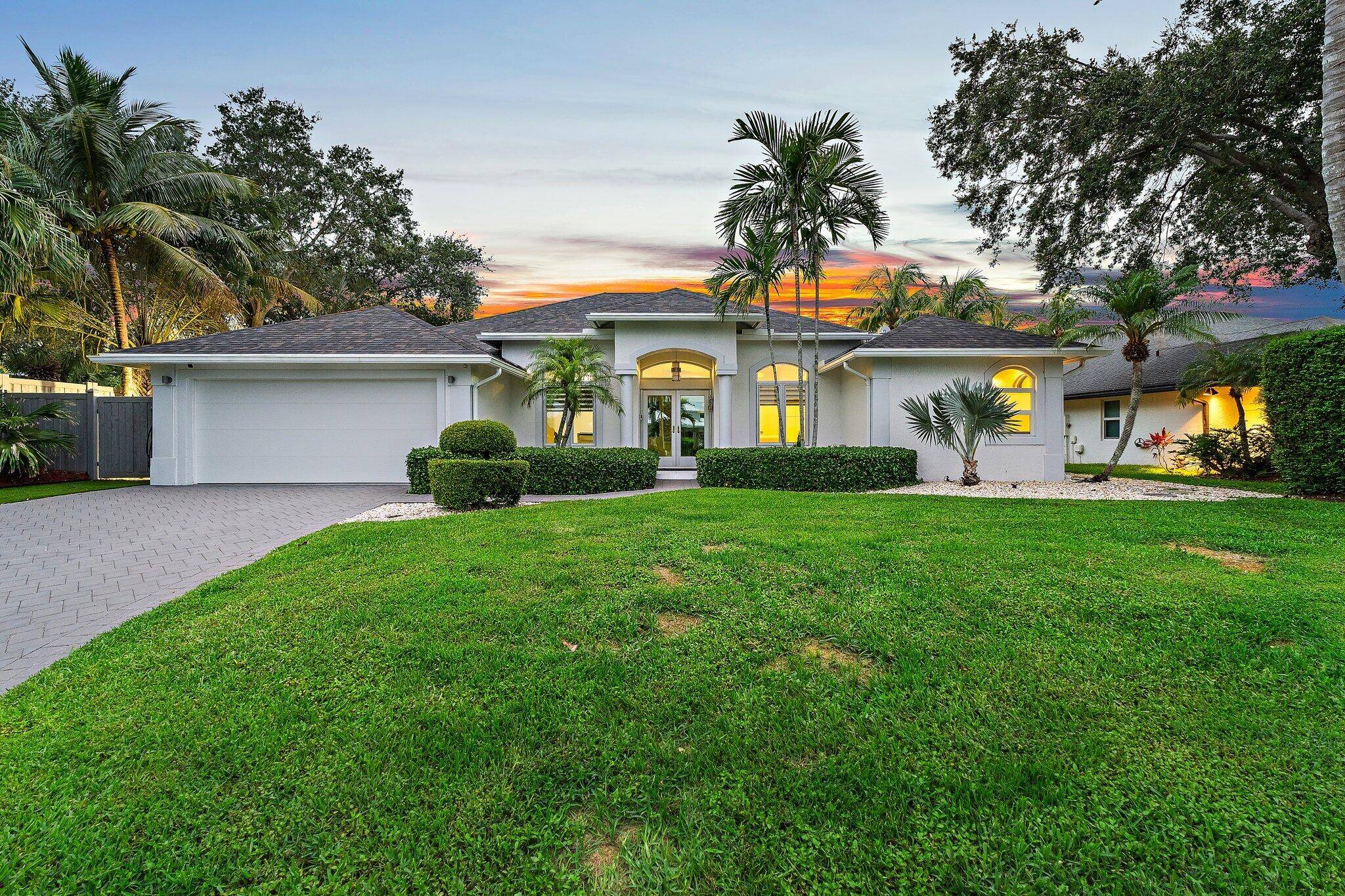 Welcome to this beautiful modern waterfront home with private dock and no HOA.