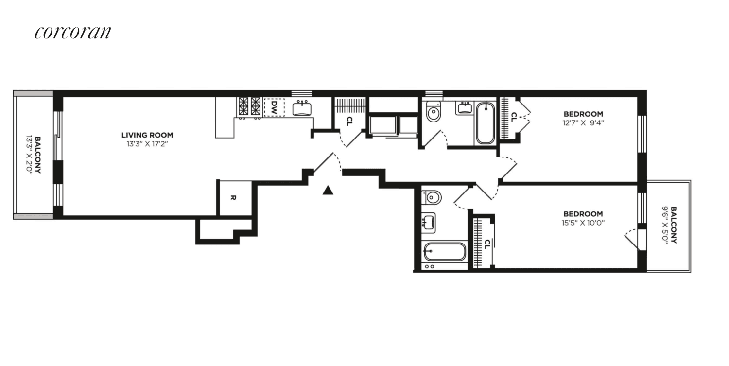LAST UNIT AVAILABLE Spacious 2 Bed, 2 Bath with Two Private Outdoor Spaces IMMEDIATE CLOSINGS SHOWINGS BY APPOINTMENT ONLY This building is approved for a first time homebuyer program, potentially ...