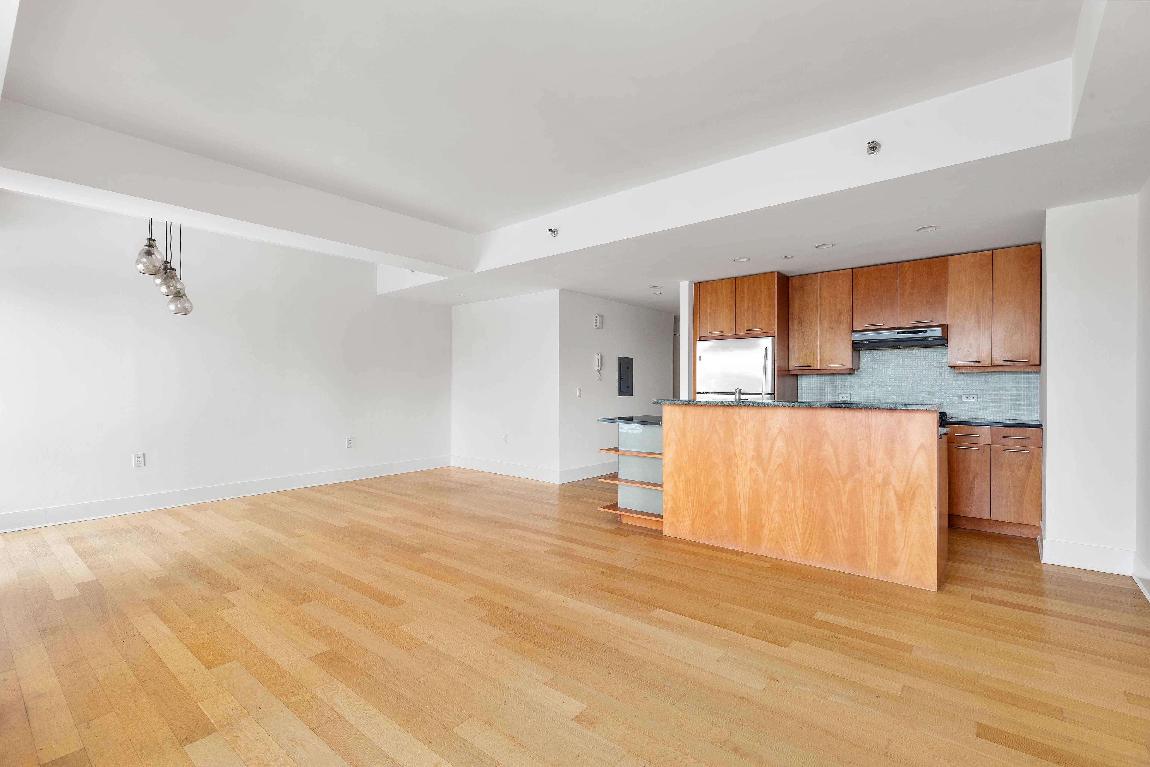 Enjoy waterfront views in this 2 bedroom 2 bathroom Brooklyn apartment boasting 1318 square feet.