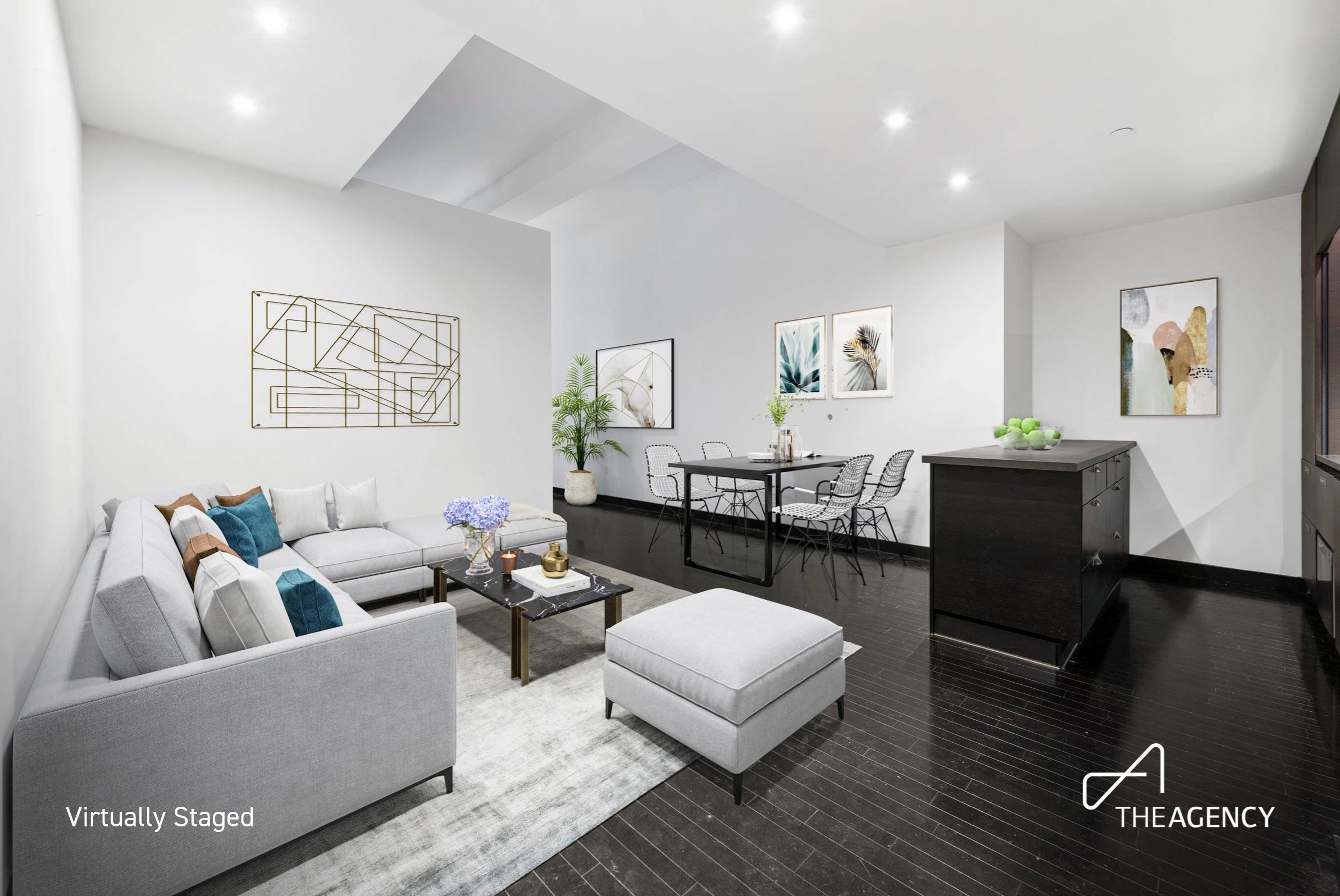 Apartment has recently been completely painted White A one of a kind huge converted two bedroom 1 Bedroom, home office apartment with interiors designed by Armani Casa is located in ...
