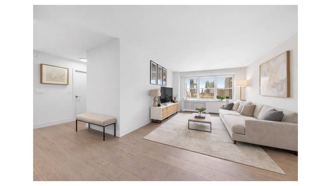 Welcome to Apartment 12E at 166 East 35th Street a bright, high floor corner one bedroom in a full service co op in the heart of Murray Hill.