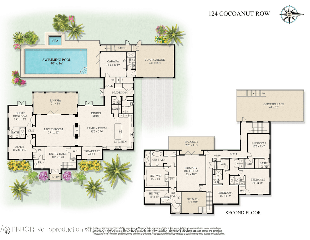 A prestigious in town opportunity on Palm Beach Island, this new construction estate is perfectly positioned on the corner of Barton Avenue and Cocoanut Row.
