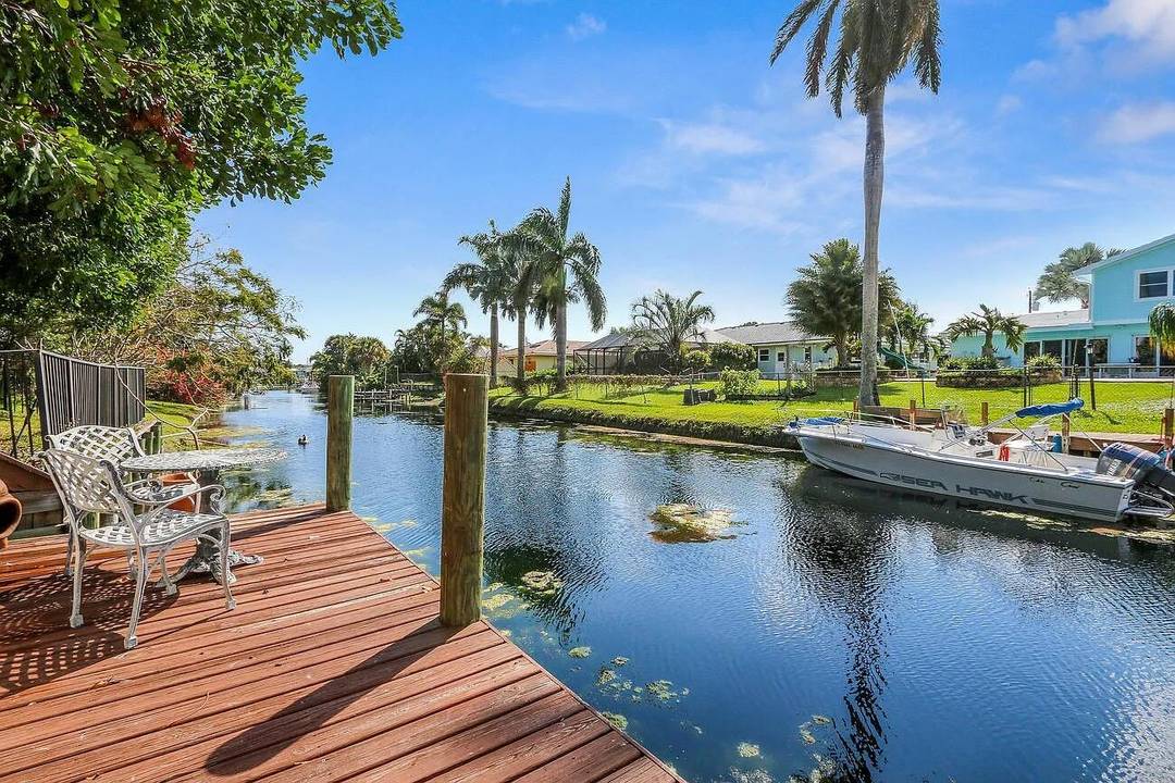 Discover paradise in this beautiful 4 2 waterfront home on a peaceful canal in Juno Beach !