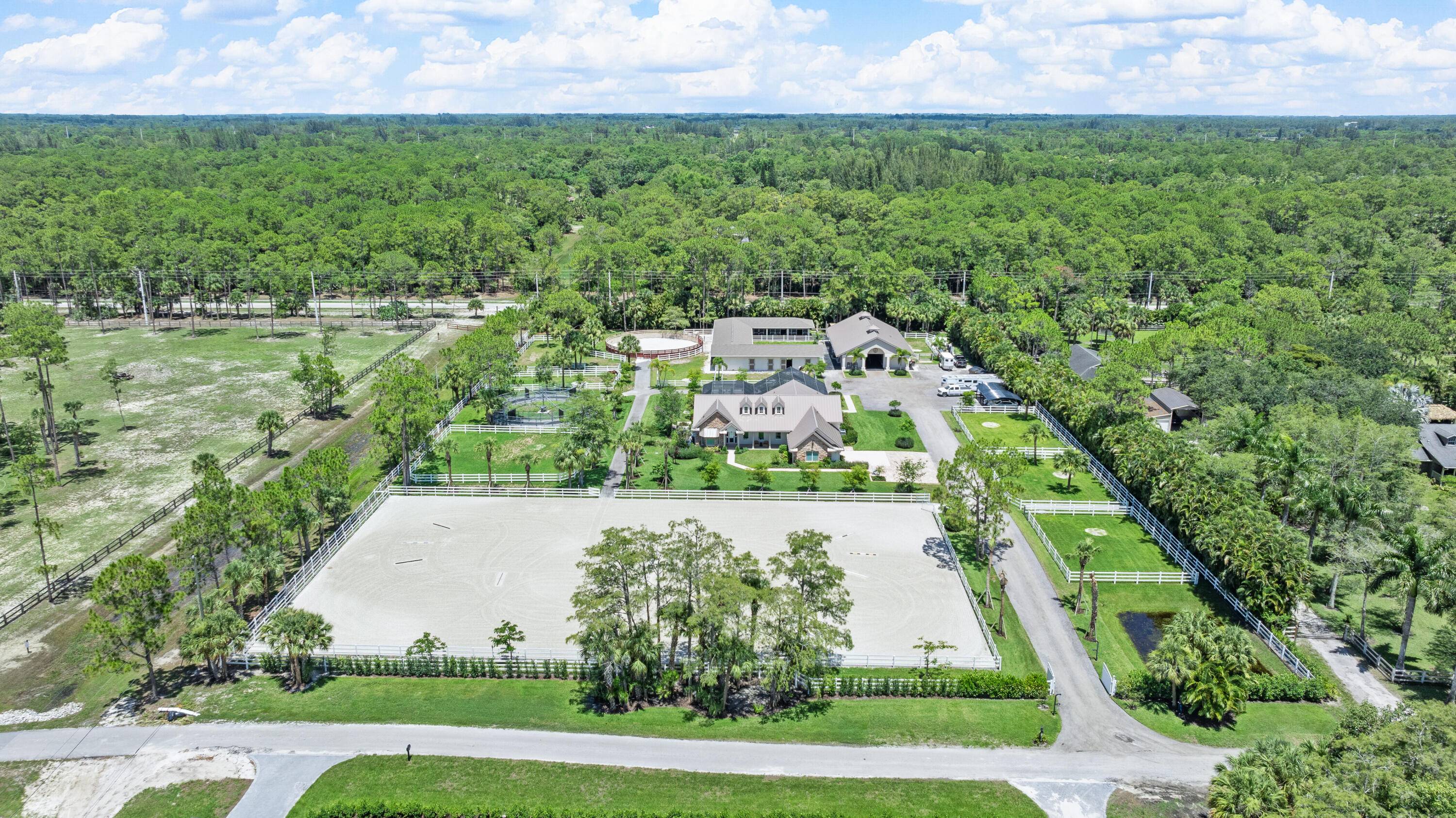 Don't miss this professionally renovated 5 acre, 5BR, 4BA, 20 stall farm below renovation cost, is only 12 mins to WEF show grounds.