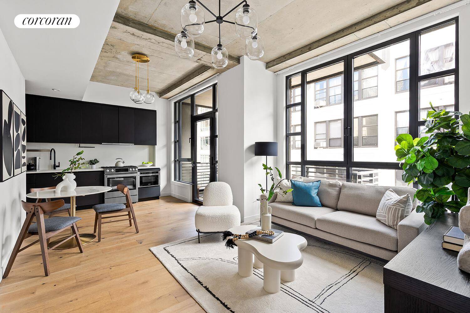 Discover contemporary living at The Rowan Residence 3B is a thoughtfully designed 1 bedroom, 1.