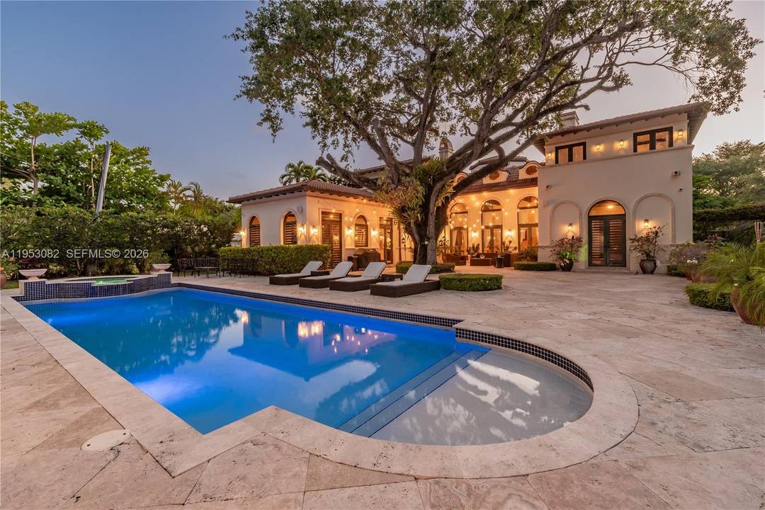 Spectacular Mediterranean inspired estate in the highly coveted Pinecrest community.