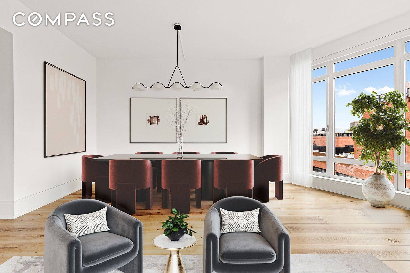 Penthouse 1F at The Harrison, the distinguished condominium by Robert A.