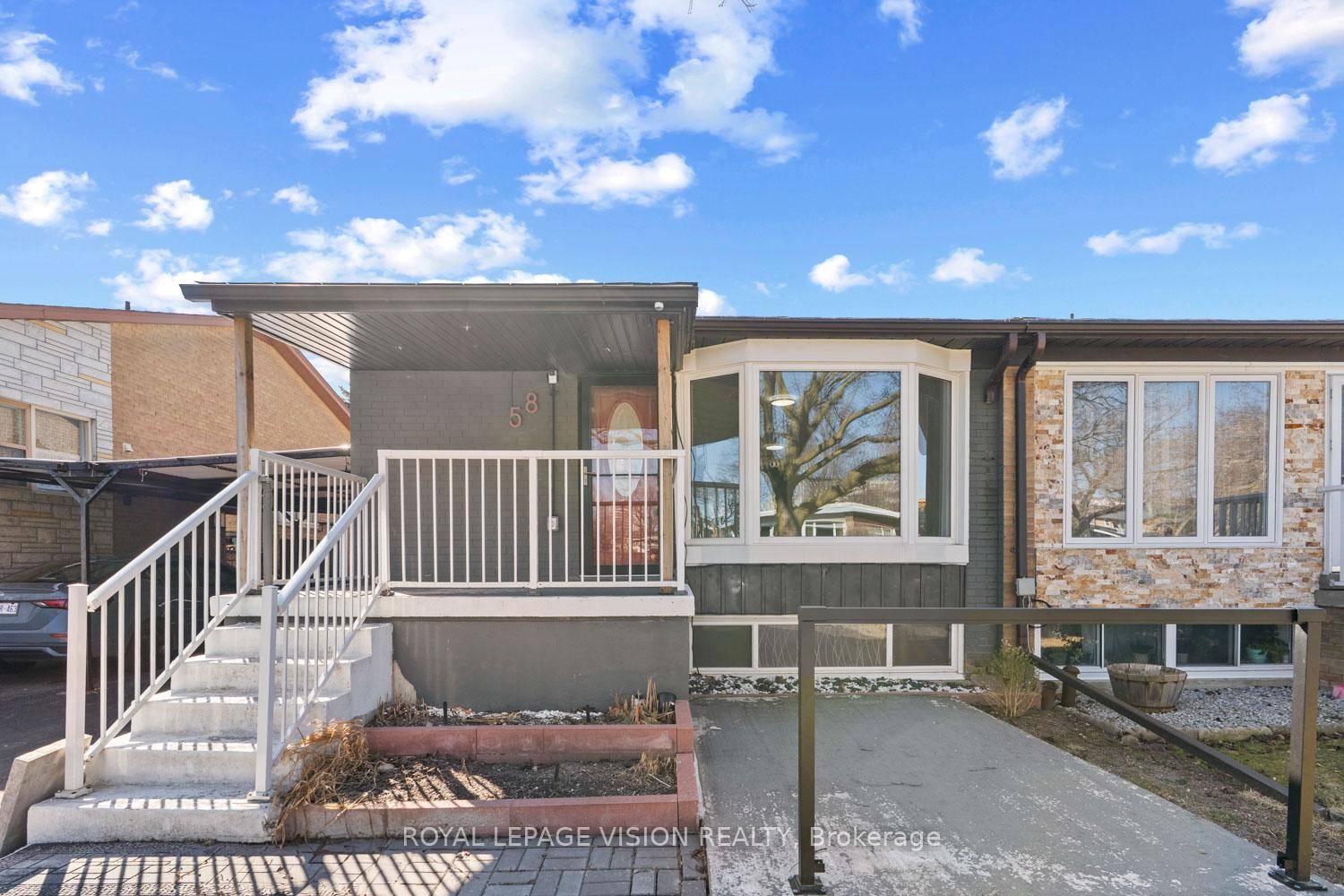 Renovated 3 bedroom Semi Detached 1, 075 sq ft per MPAC main floor with seperate entrance to a finished basement on a huge 30 ft x 126 ft lot, 2 ...