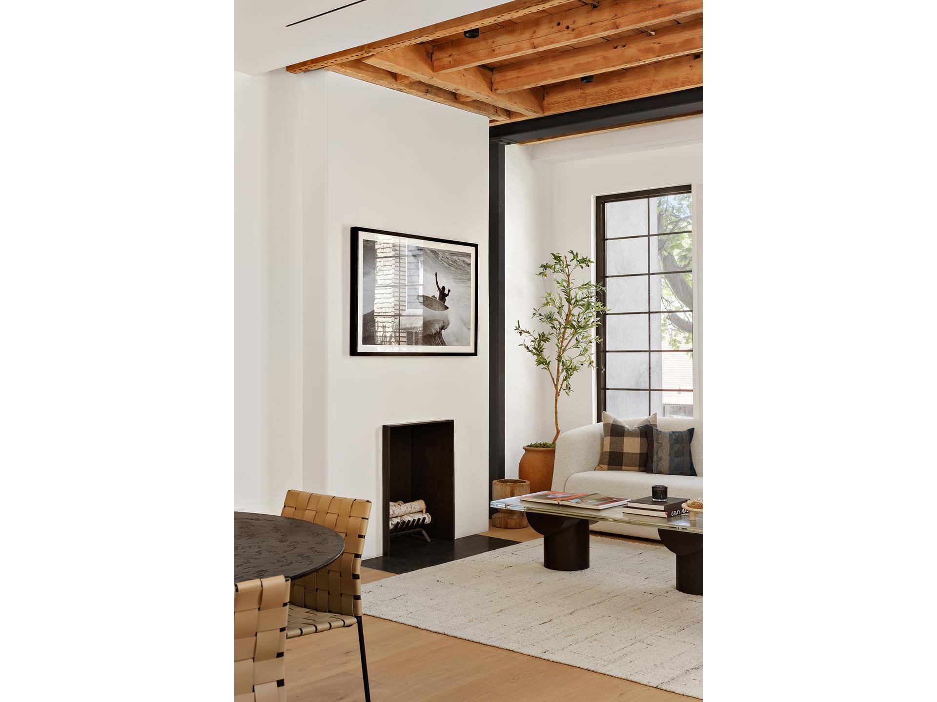 This fully gut renovated custom townhouse on a quiet, tree lined street in Williamsburg blends historic charm with modern, high end finishes throughout.