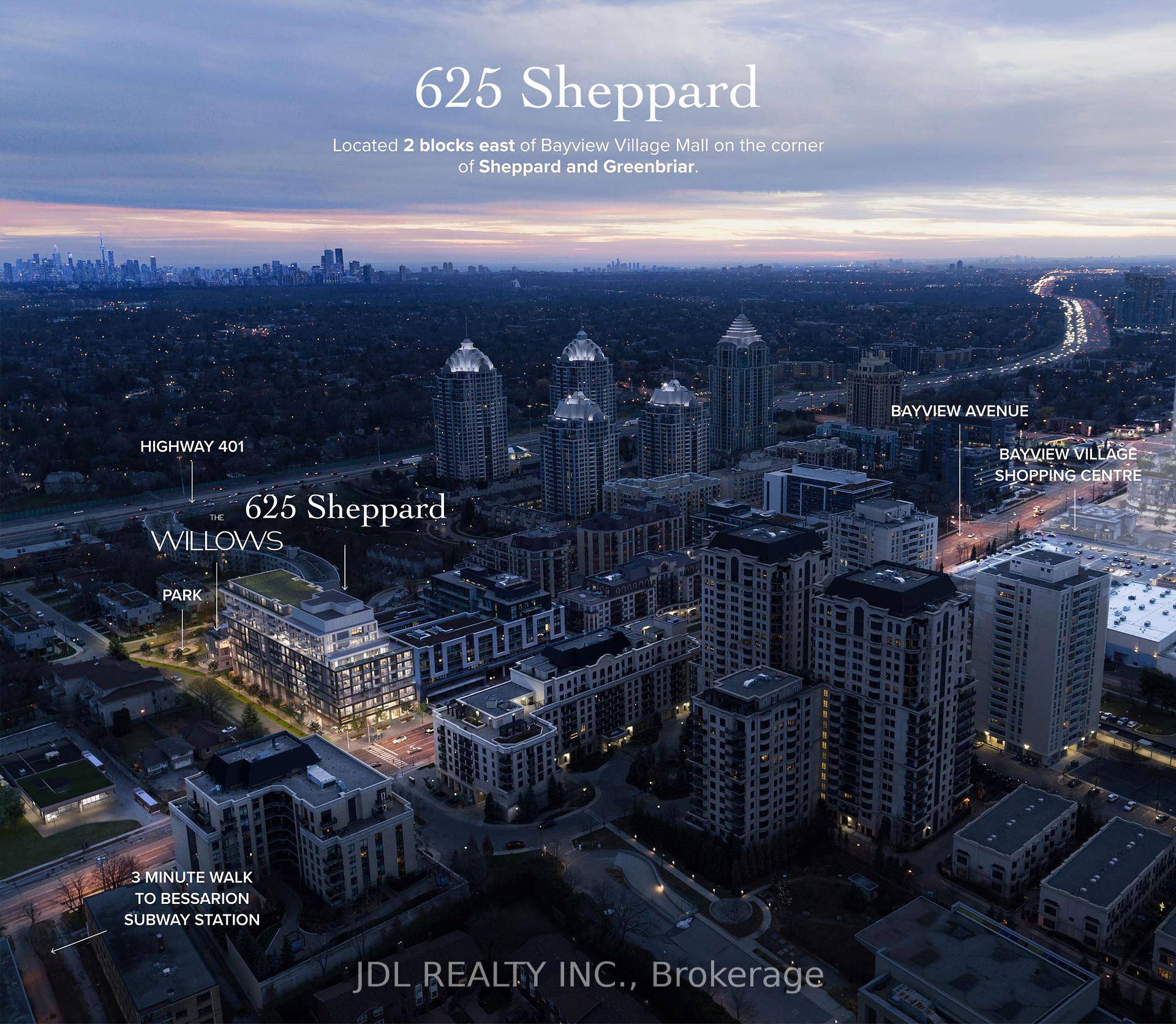 Brand new One Bedroom Den Condo in Prestigious Bayview Village neighbourhood, The Den Can Be Used as 2nd Bedroom.