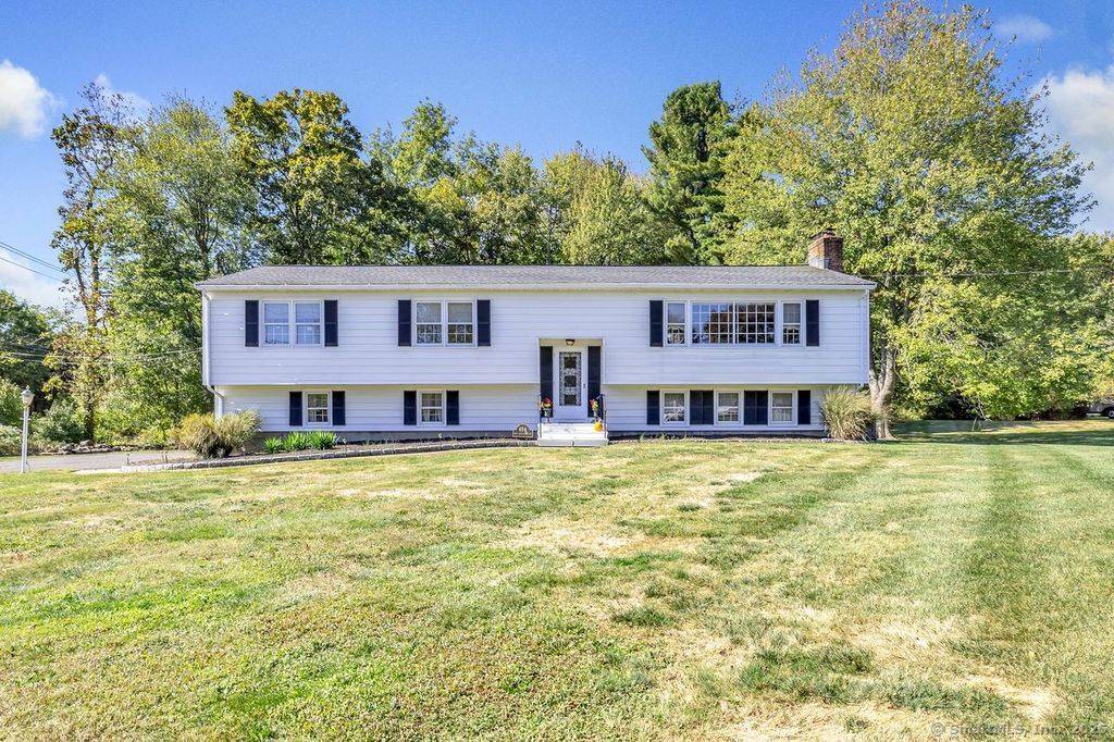 Extremely well maintained Raised Ranch located on a large level corner lot This light and Bright home offers many additional features Large and bright living room with fireplace, new designer ...