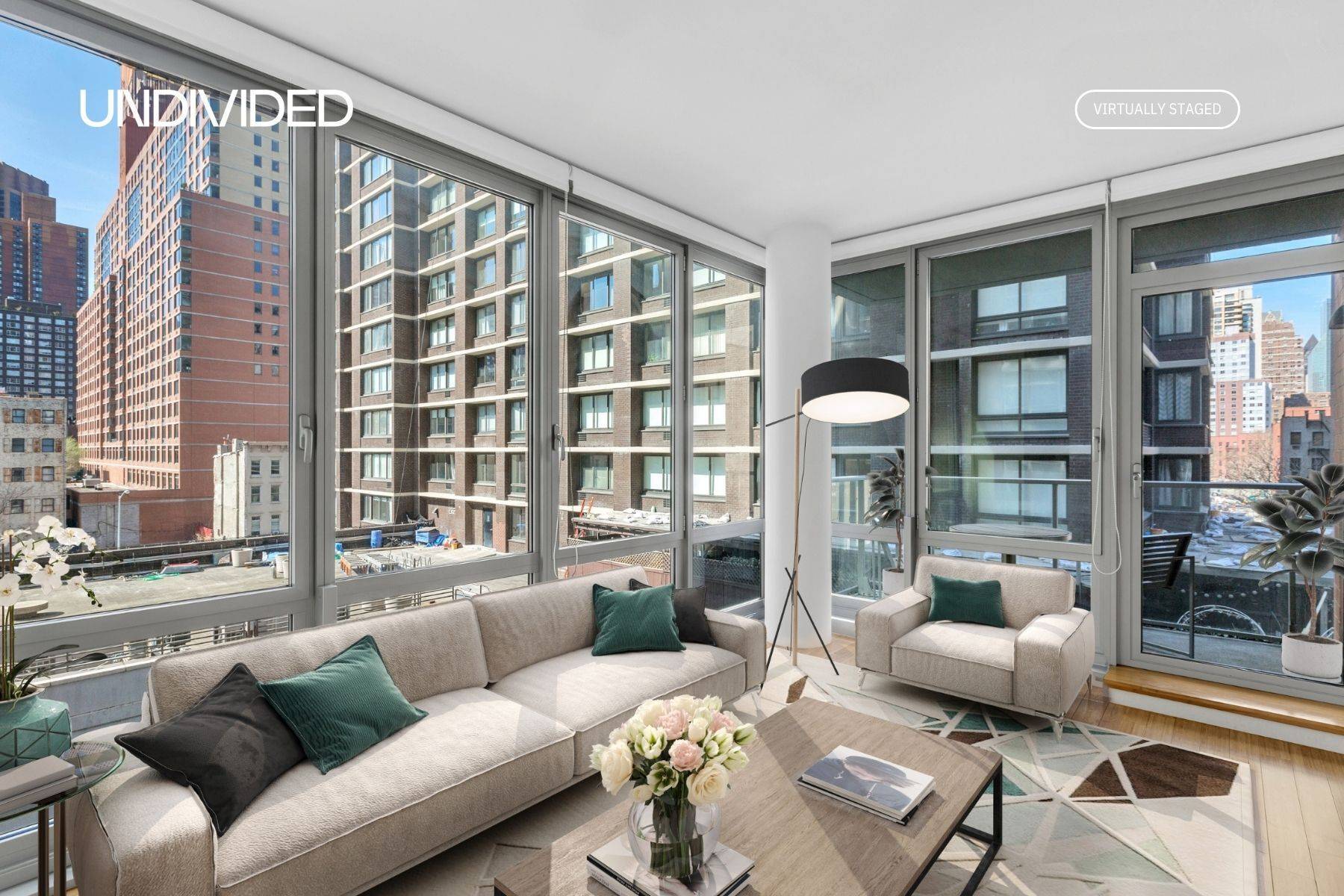 Welcome to Unit 6A, an 886 square foot corner one bedroom apartment with north and west facing exposures.