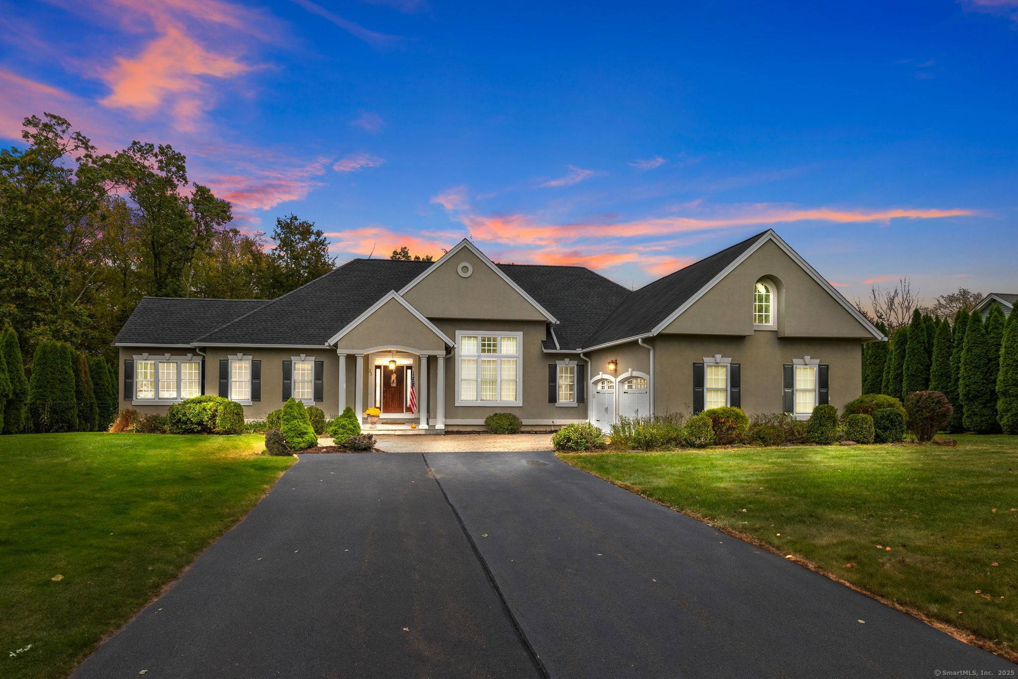 Discover seamless single level luxury in this impeccably maintained Tunxis Heights home.