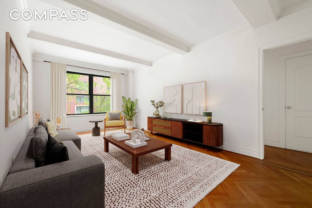 Extra Large, South Facing Convertible Two Bedroom Welcome to Residence 4B at 545 West End Avenue.